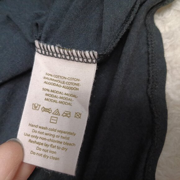 Free People We The Free Women's Black Sleeveless Cowl Neck Top - Picture 8 of 8